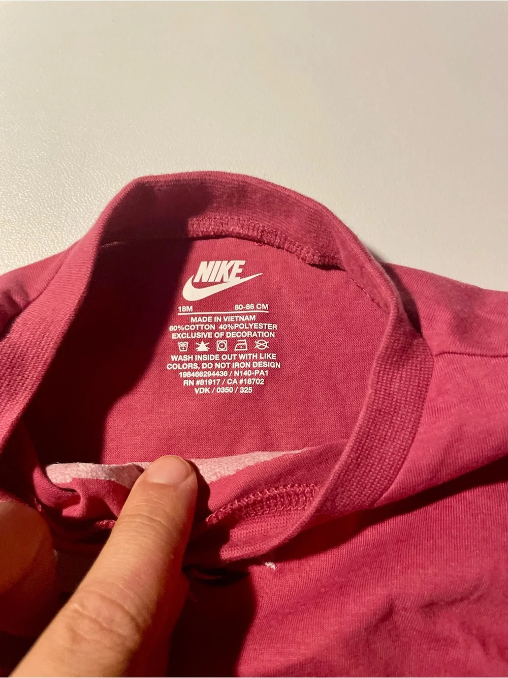 Nike new tags